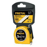 Pretul Measuring Tape 3m - Yellow